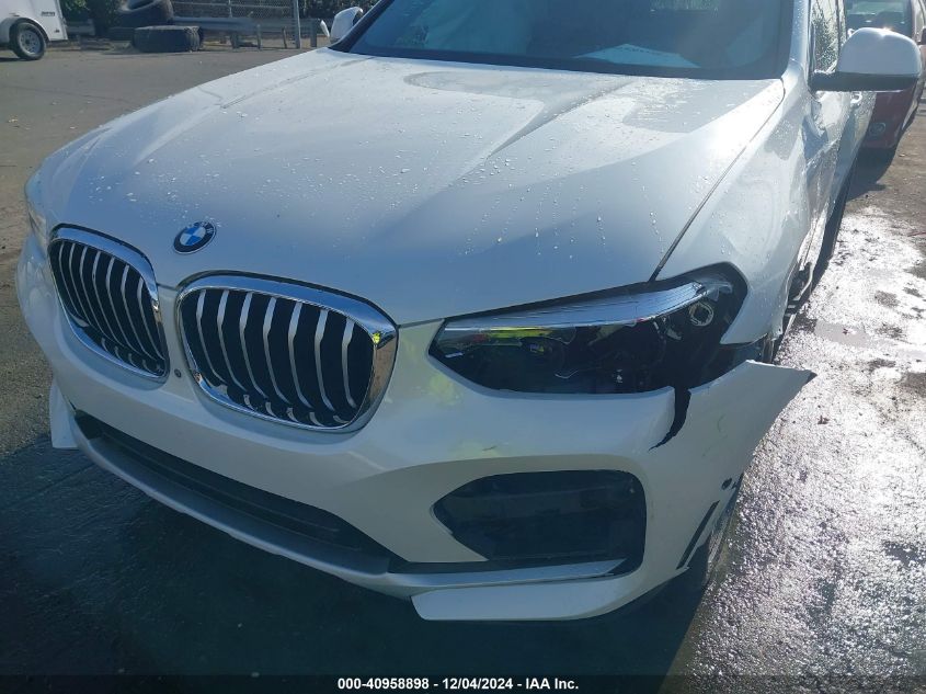 2021 BMW X4 xDrive30I VIN: 5UX2V1C05M9H37256 Lot: 40958898