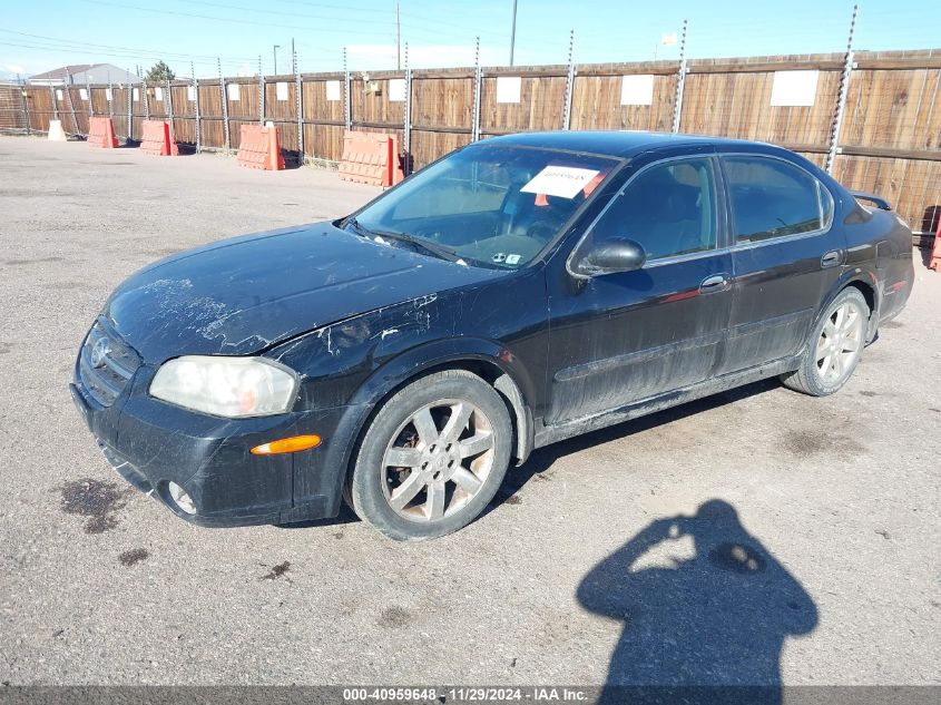 2002 Nissan Maxima Gle VIN: JN1DA31D72T435202 Lot: 40959648