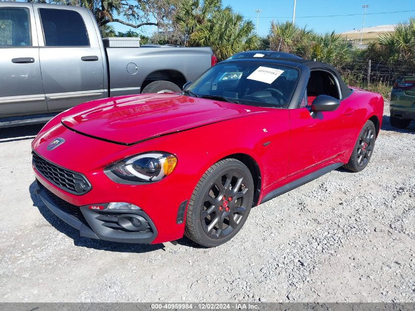 2018 Fiat 124 Spider Abarth VIN: JC1NFAEK2J0133958 Lot: 40959984