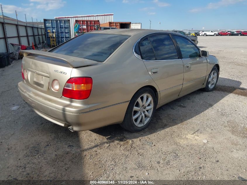 1998 Lexus Gs 400 VIN: JT8BH68X2W0011577 Lot: 40960345