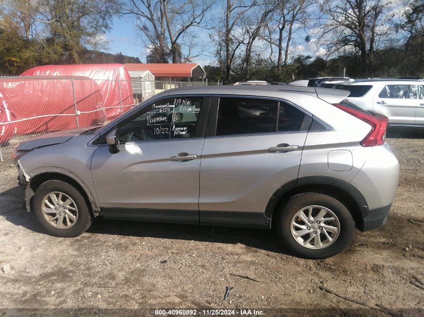 2019 Mitsubishi Eclipse Cross Es VIN: JA4AT3AA9KZ033477 Lot: 40960892