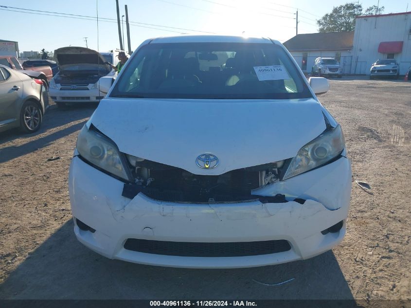 2012 Toyota Sienna Le 8 Passenger VIN: 5TDKA3DC1CS015605 Lot: 40961136