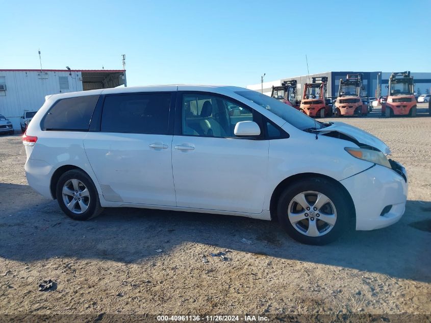 2012 Toyota Sienna Le 8 Passenger VIN: 5TDKA3DC1CS015605 Lot: 40961136