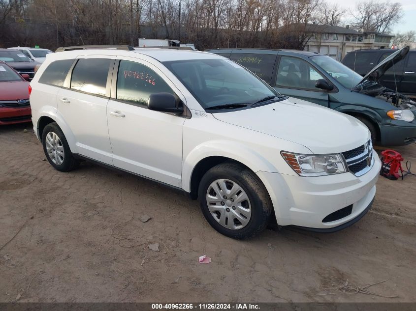 2016 Dodge Journey Se VIN: 3C4PDCAB7GT151970 Lot: 40962266