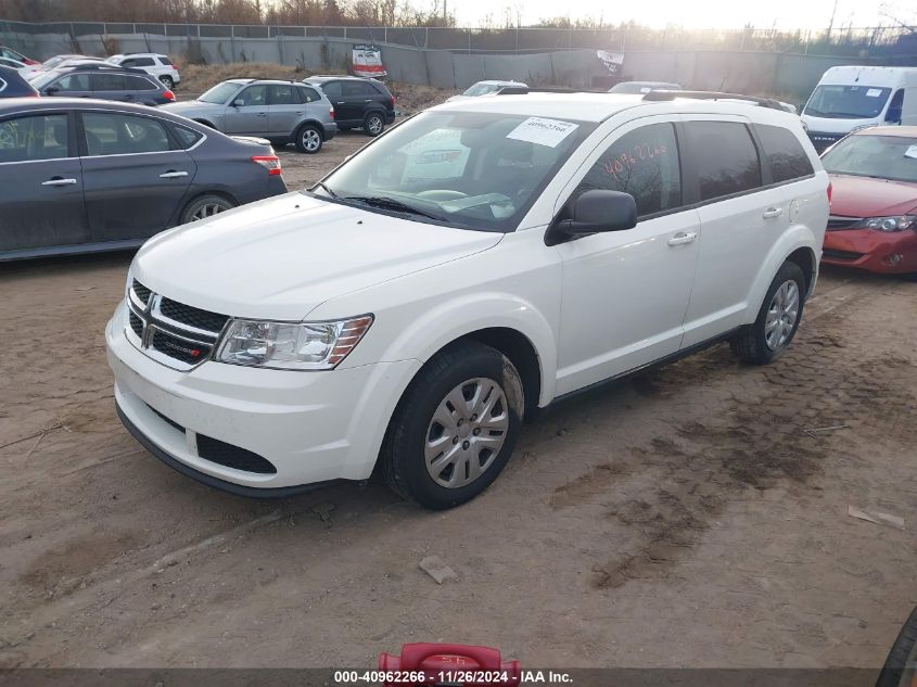 2016 Dodge Journey Se VIN: 3C4PDCAB7GT151970 Lot: 40962266