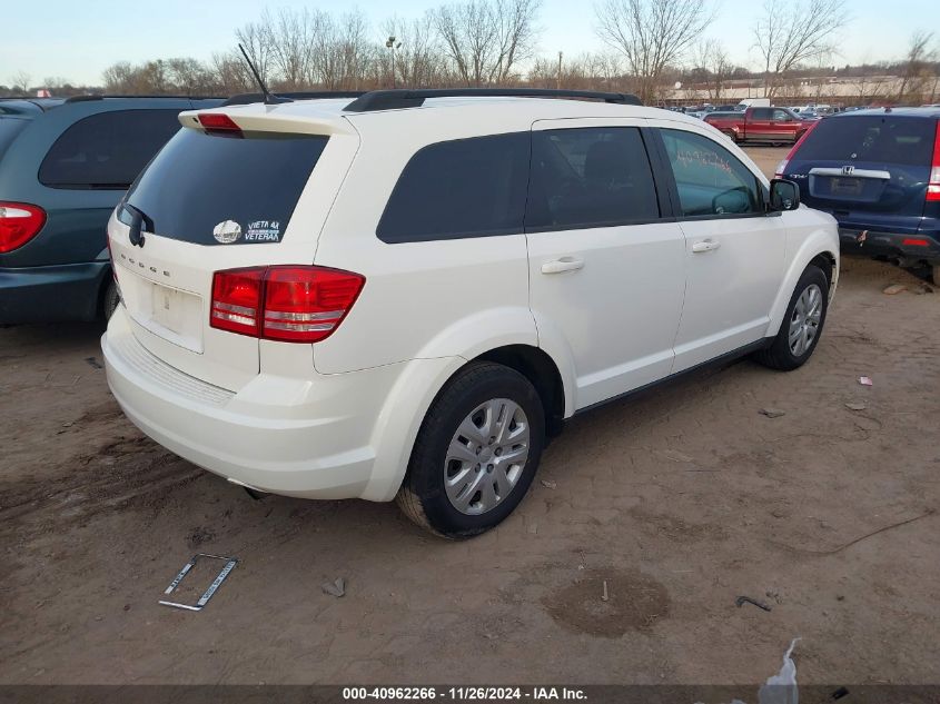 2016 Dodge Journey Se VIN: 3C4PDCAB7GT151970 Lot: 40962266