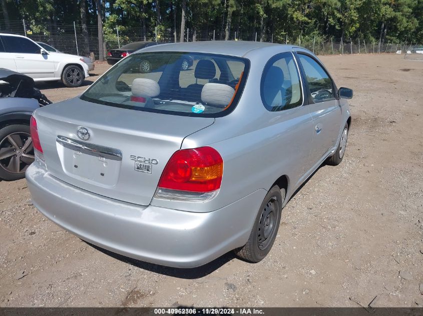 2003 Toyota Echo Base (A4) VIN: JTDAT123530263744 Lot: 40962306