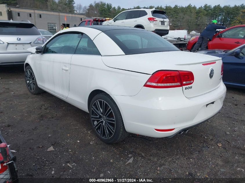 2014 Volkswagen Eos Sport VIN: WVWBW8AH2EV001994 Lot: 40962965