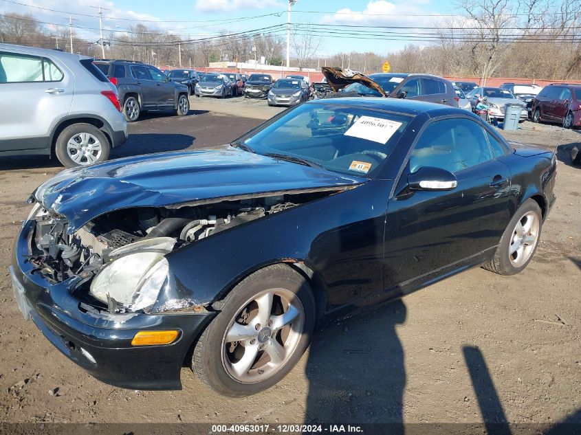 2001 Mercedes-Benz Slk 320 VIN: WDBKK65F61F222865 Lot: 40963017