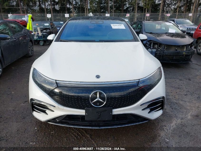 2022 Mercedes-Benz Eqs 450+ VIN: W1KCG2DB6NA007834 Lot: 40963687