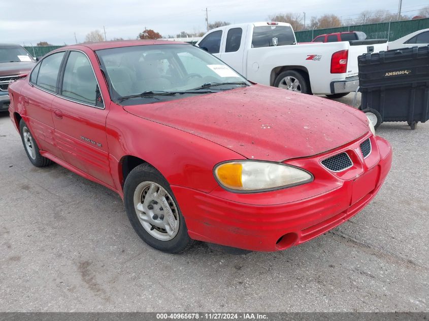 1999 Pontiac Grand Am Se VIN: 1G2NE52T7XM944624 Lot: 40965678