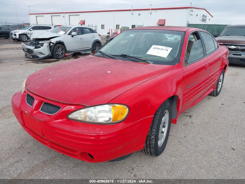 1999 Pontiac Grand Am Se VIN: 1G2NE52T7XM944624 Lot: 40965678