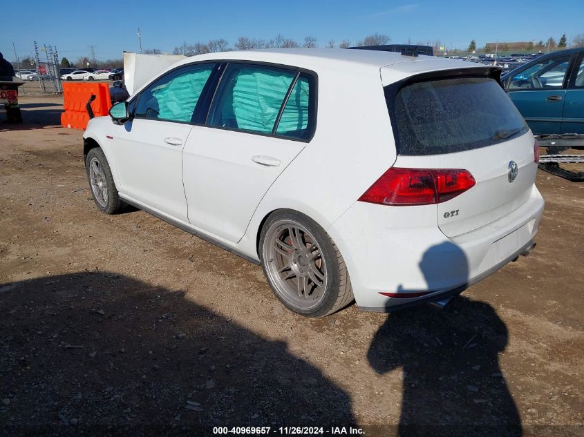 2017 Volkswagen Golf Gti Autobahn 4-Door/S 4-Door/Se 4-Door/Sport 4-Door VIN: 3VW4T7AU6HM019659 Lot: 40969657