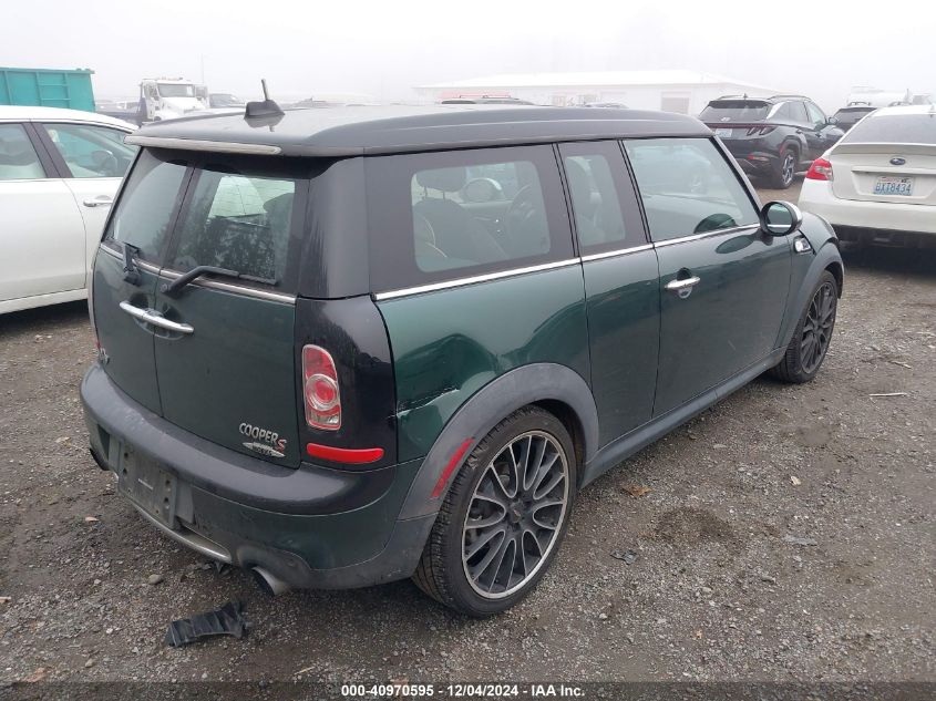 2011 Mini Cooper S Clubman VIN: WMWZG3C52BTY36760 Lot: 40970595