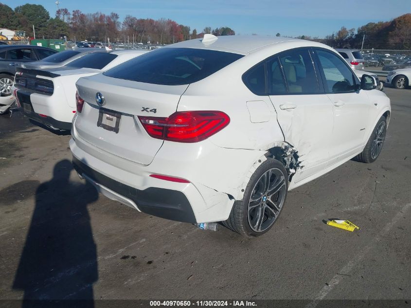 2018 BMW X4 xDrive28I VIN: 5UXXW3C58J0T82915 Lot: 40970650