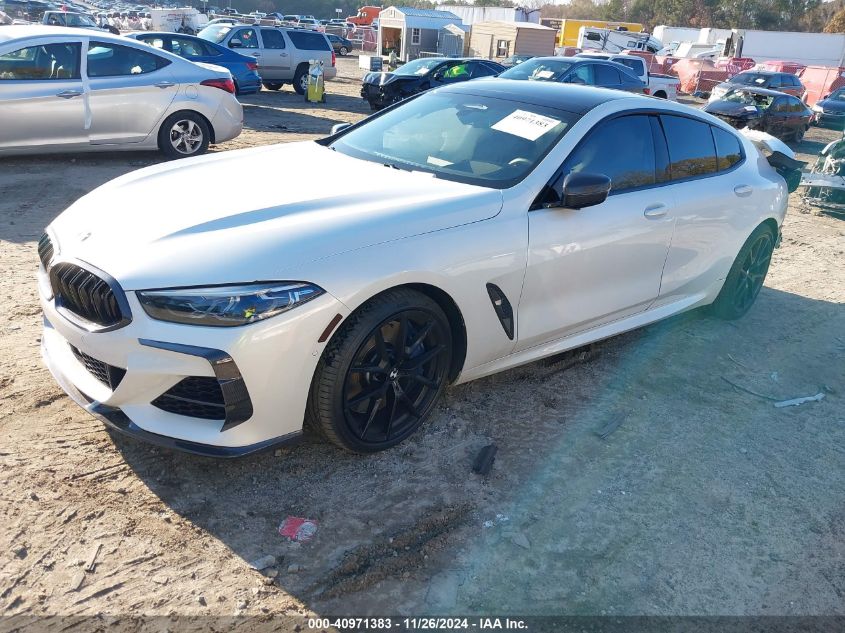 2020 BMW M850I Gtan Coupe xDrive VIN: WBAGV8C07LBP48700 Lot: 40971383