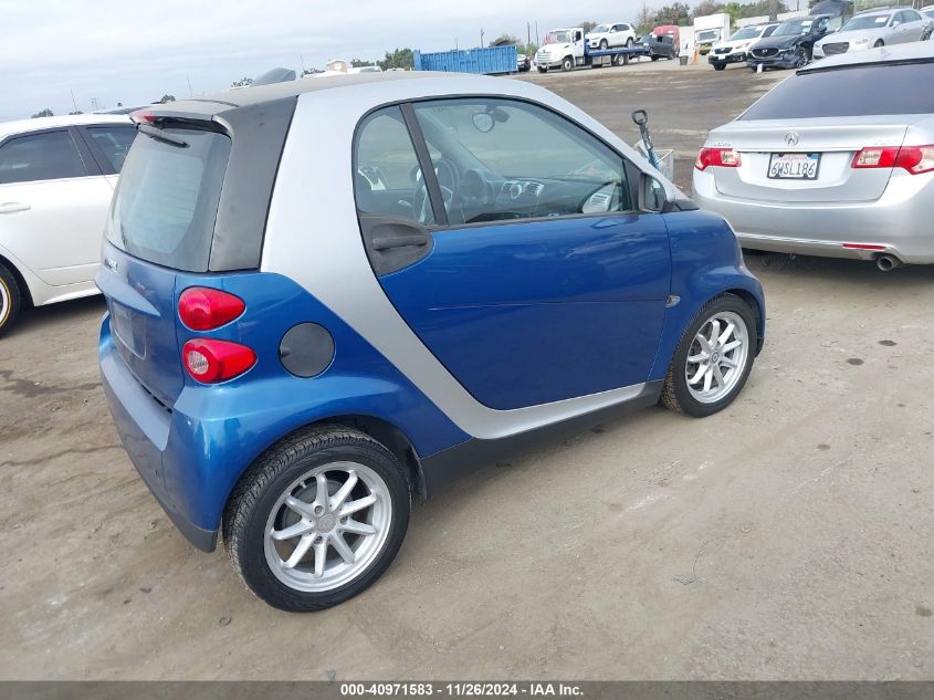 2008 Smart Fortwo Passion/Pure VIN: WMEEJ31X78K175850 Lot: 40971583