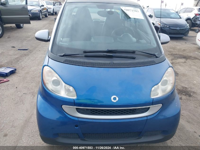 2008 Smart Fortwo Passion/Pure VIN: WMEEJ31X78K175850 Lot: 40971583