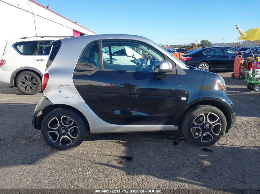 2016 Smart Fortwo Passion/Prime/Proxy/Pure VIN: WMEFJ5DA1GK062496 Lot: 40972211