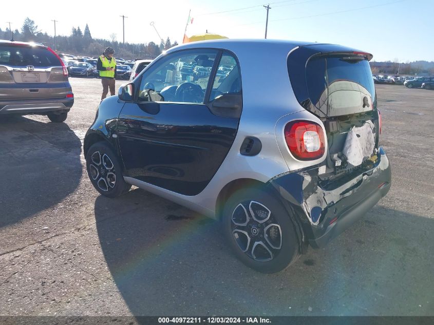 2016 Smart Fortwo Passion/Prime/Proxy/Pure VIN: WMEFJ5DA1GK062496 Lot: 40972211