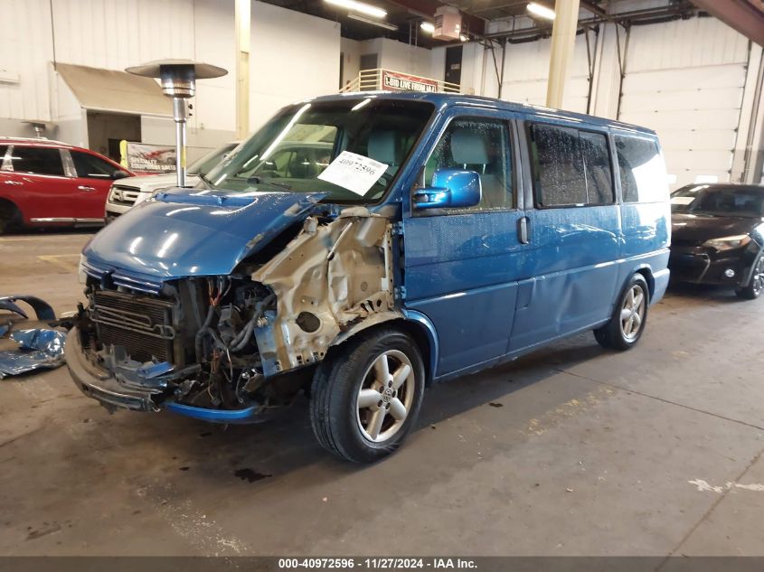 2003 Volkswagen Eurovan Mv VIN: WV2MB47043H014497 Lot: 40972596