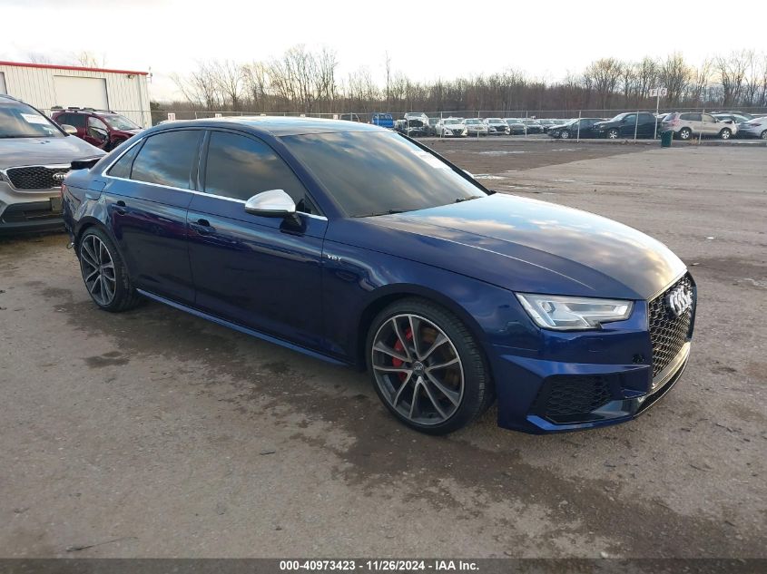 2018 Audi S4 3.0T Premium Plus VIN: WAUB4AF44JA116162 Lot: 40973423