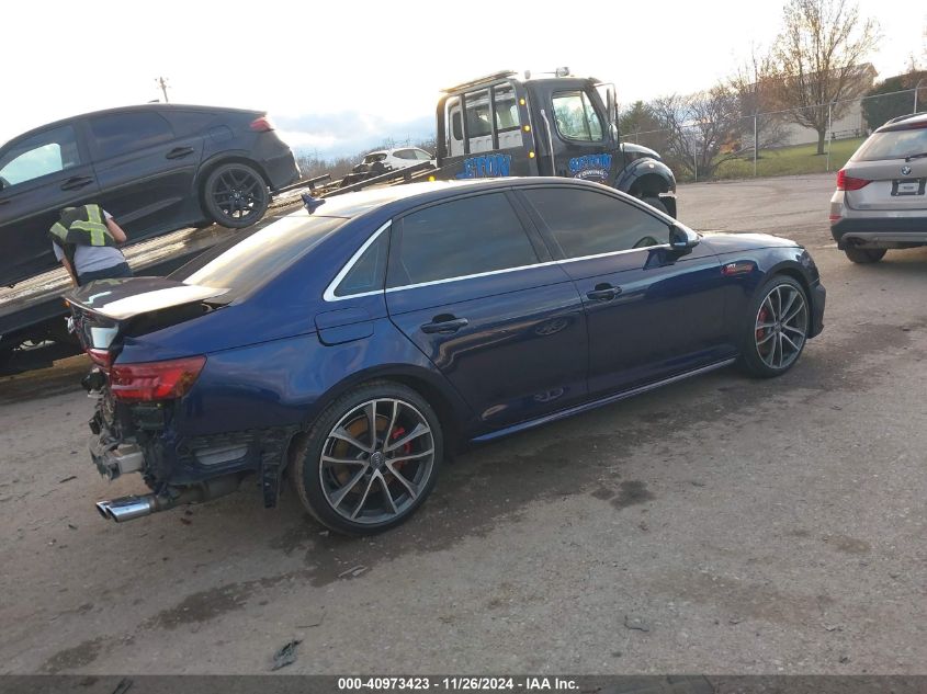 2018 Audi S4 3.0T Premium Plus VIN: WAUB4AF44JA116162 Lot: 40973423