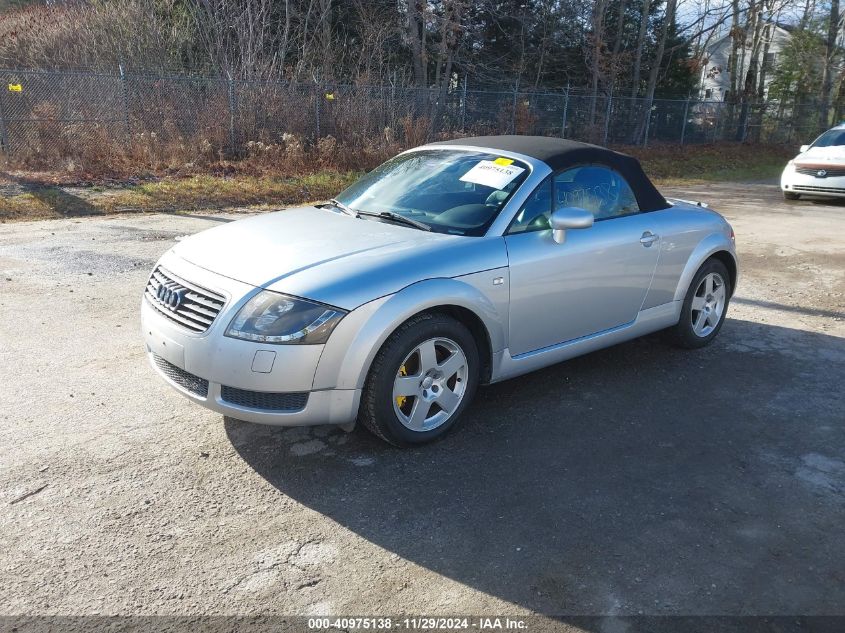 2001 Audi Tt VIN: TRUTX28N411041690 Lot: 40975138