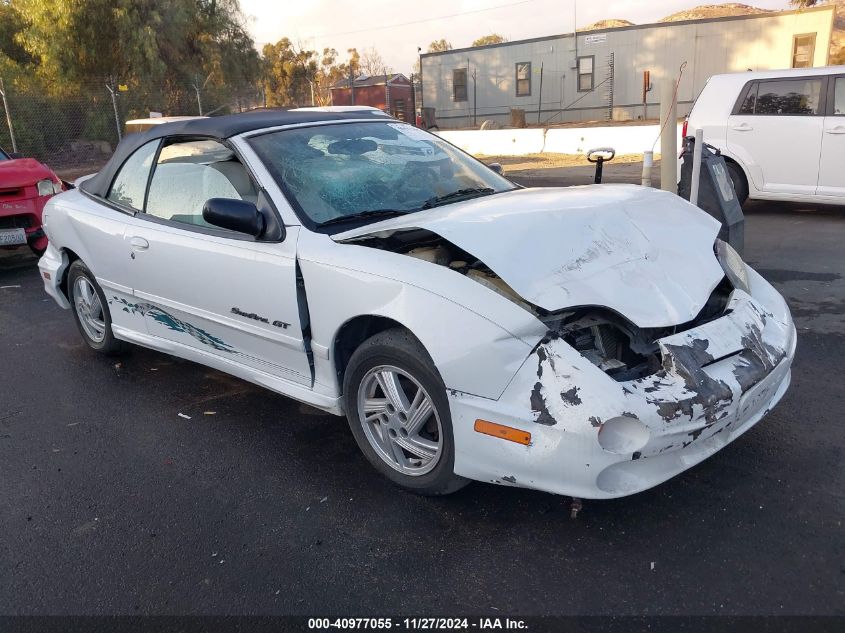 2000 Pontiac Sunfire Gt VIN: 4G2JB32T2YB202705 Lot: 40977055