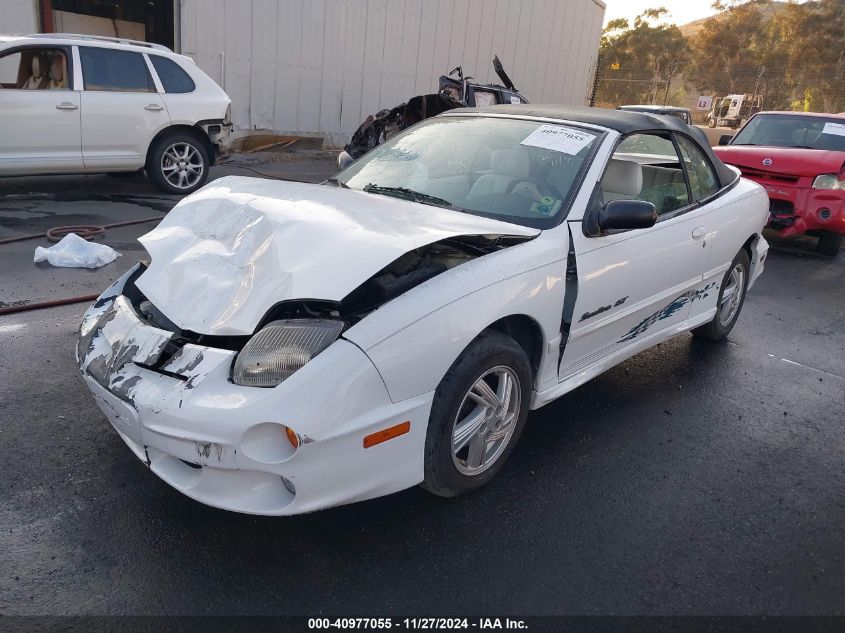 2000 Pontiac Sunfire Gt VIN: 4G2JB32T2YB202705 Lot: 40977055