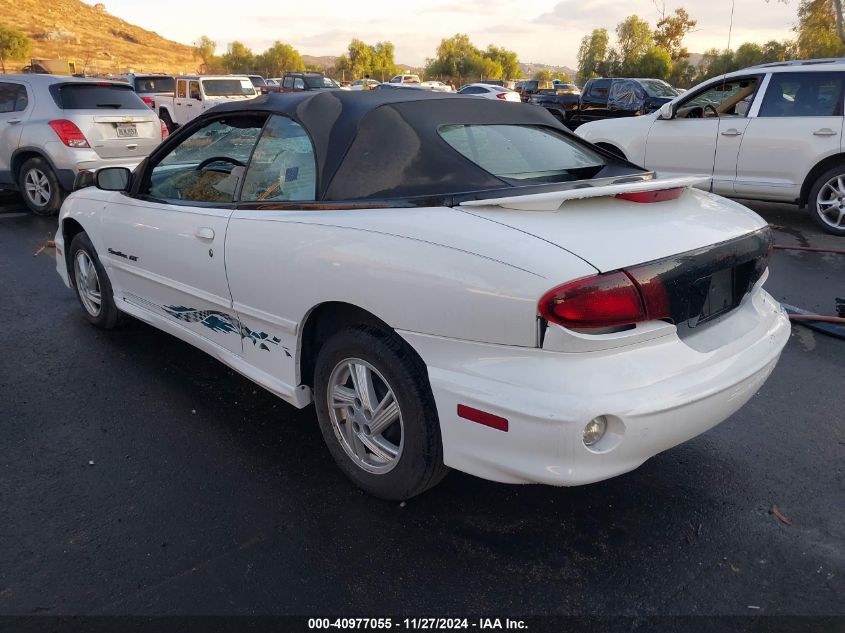 2000 Pontiac Sunfire Gt VIN: 4G2JB32T2YB202705 Lot: 40977055