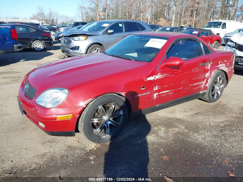 1999 Mercedes-Benz Slk 230 Kompressor VIN: WDBKK47FXXF124464 Lot: 40977198