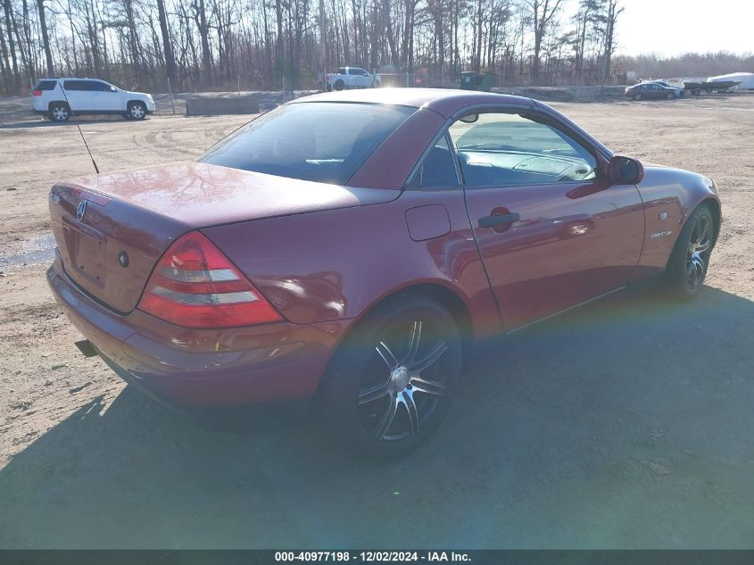 1999 Mercedes-Benz Slk 230 Kompressor VIN: WDBKK47FXXF124464 Lot: 40977198