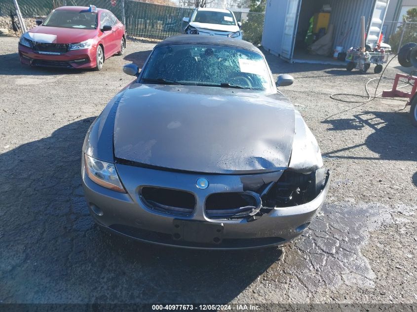 2004 BMW Z4 3.0I VIN: 4USBT53554LT25293 Lot: 40977673