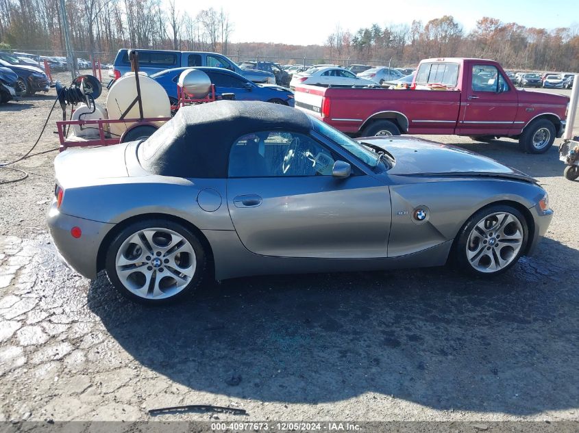 2004 BMW Z4 3.0I VIN: 4USBT53554LT25293 Lot: 40977673