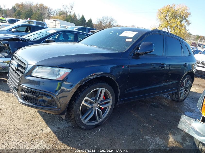 2016 Audi Sq5 3.0T Premium Plus VIN: WA1VCAFP4GA014957 Lot: 40978318