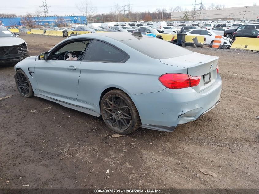 2017 BMW M4 VIN: WBS3R9C53HK709173 Lot: 40978781