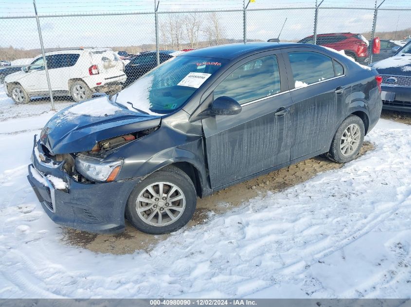 2019 Chevrolet Sonic Lt Auto VIN: 1G1JD5SB4K4133787 Lot: 40980090