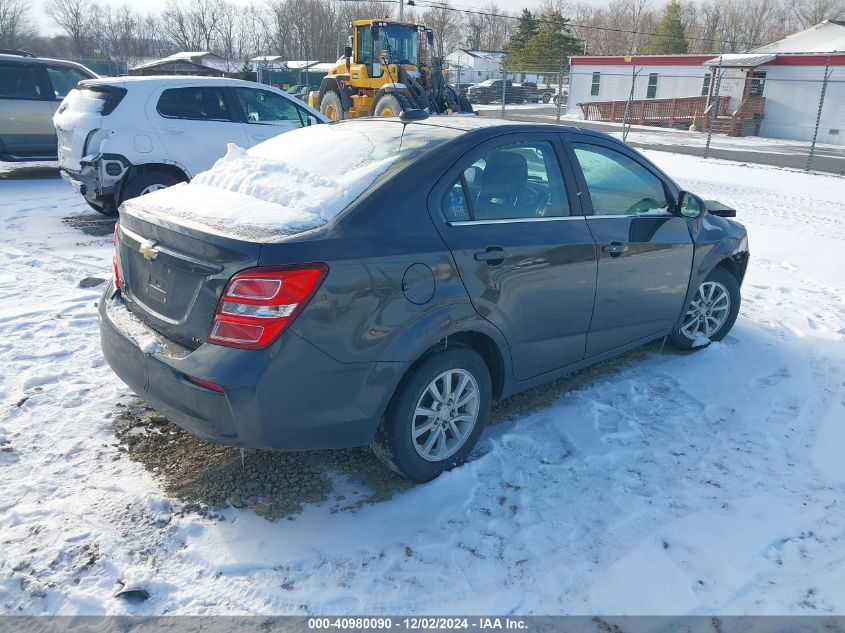 2019 Chevrolet Sonic Lt Auto VIN: 1G1JD5SB4K4133787 Lot: 40980090