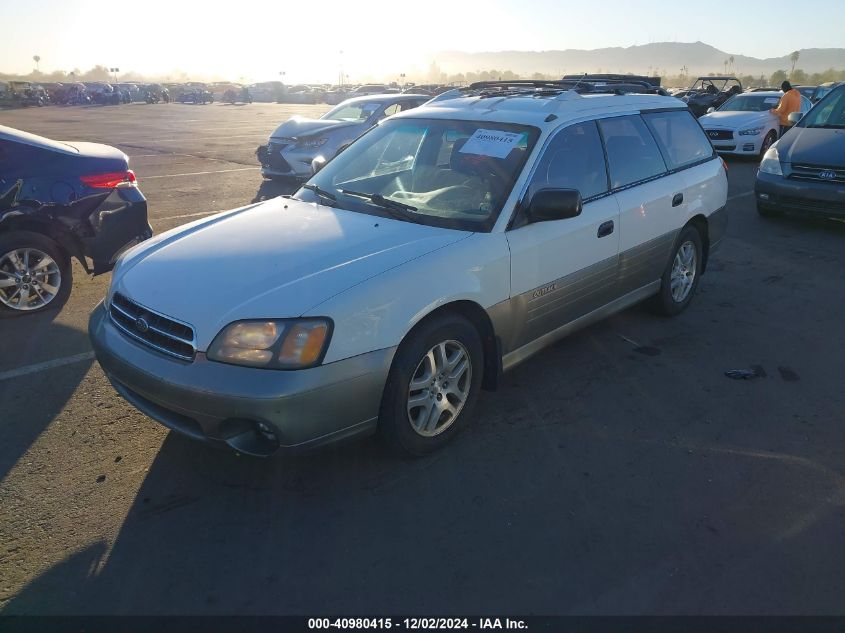 2001 Subaru Legacy Outback Awp VIN: 4S3BH675717624098 Lot: 40980415