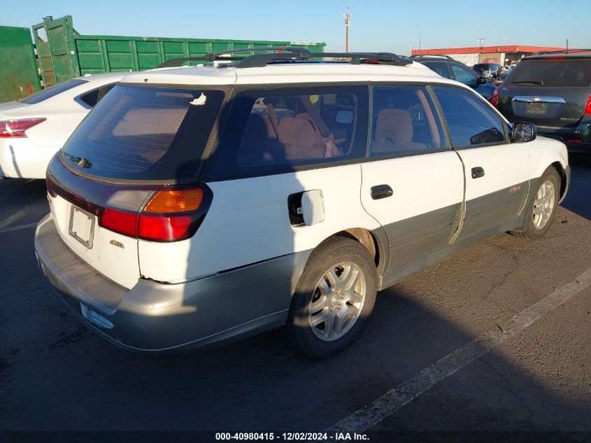 2001 Subaru Legacy Outback Awp VIN: 4S3BH675717624098 Lot: 40980415