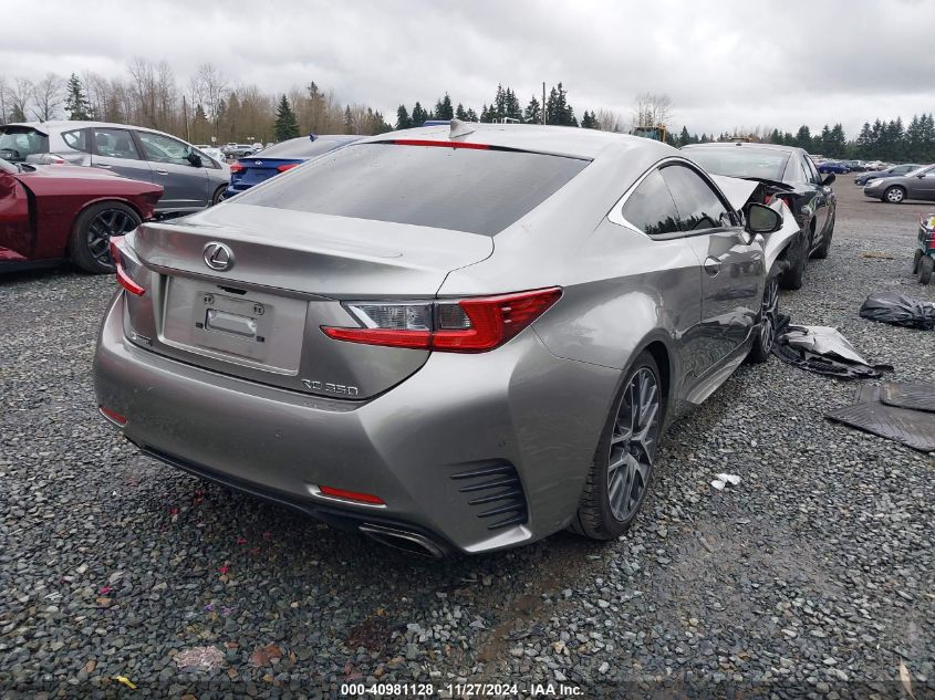 2015 Lexus Rc 350 VIN: JTHHE5BC2F5003002 Lot: 40981128