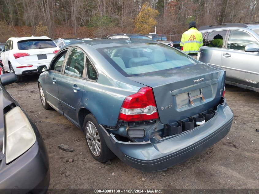 2004 Volvo S40 2.4I VIN: YV1MS382242027630 Lot: 40981138