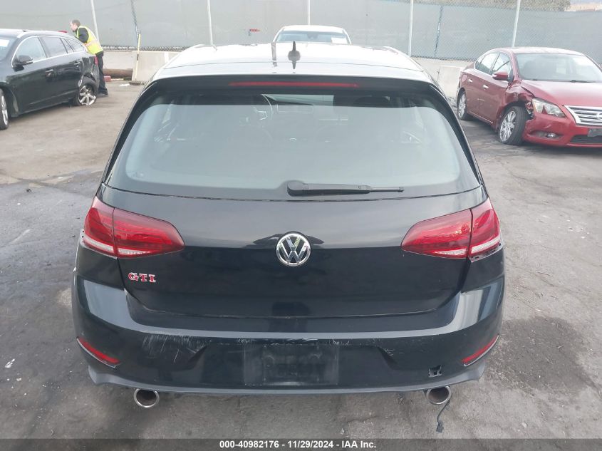 2019 Volkswagen Golf Gti 2.0T Autobahn/2.0T Rabbit Edition/2.0T S/2.0T Se VIN: 3VW6T7AU5KM035805 Lot: 40982176