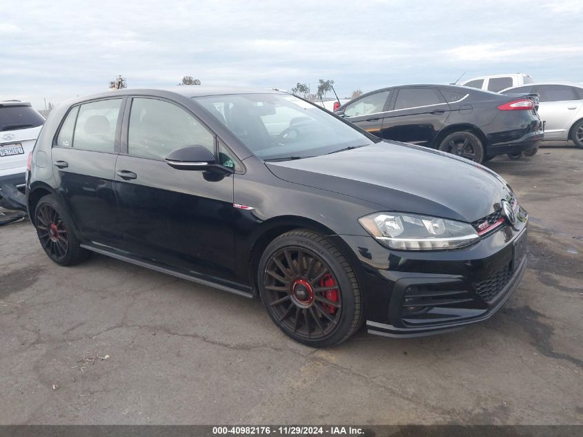 2019 Volkswagen Golf Gti 2.0T Autobahn/2.0T Rabbit Edition/2.0T S/2.0T Se VIN: 3VW6T7AU5KM035805 Lot: 40982176