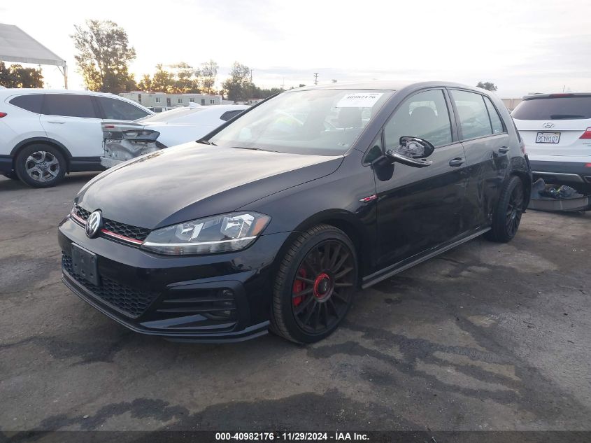 2019 Volkswagen Golf Gti 2.0T Autobahn/2.0T Rabbit Edition/2.0T S/2.0T Se VIN: 3VW6T7AU5KM035805 Lot: 40982176