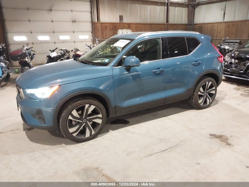 2024 Volvo Xc40 B5 Plus Bright Theme VIN: YV4L12UE9R2225740 Lot: 40983955