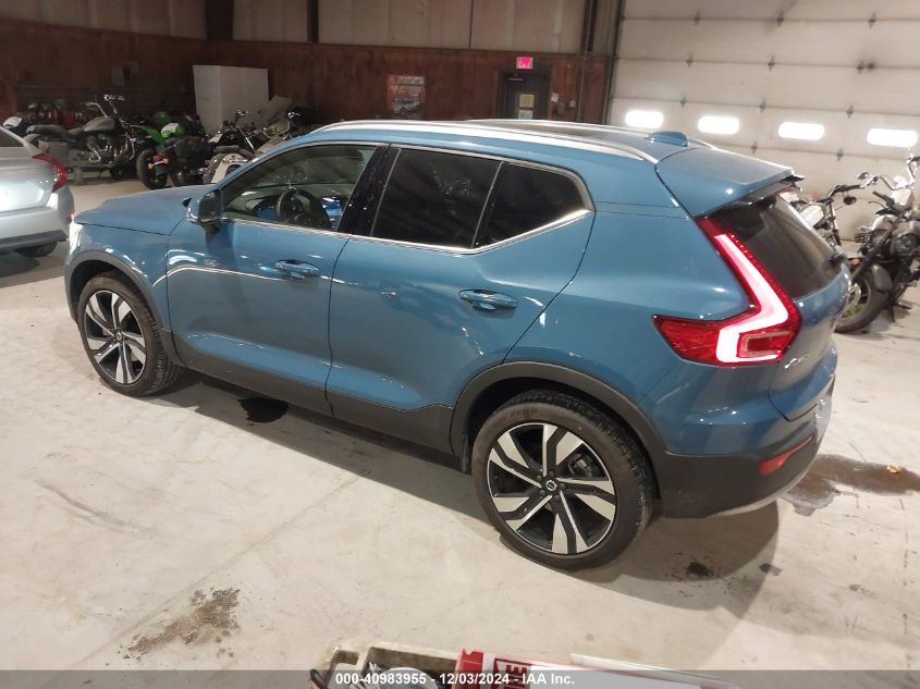 2024 Volvo Xc40 B5 Plus Bright Theme VIN: YV4L12UE9R2225740 Lot: 40983955