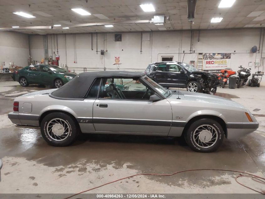 1985 Ford Mustang Lx/Gt VIN: 1FABP27M3FF214095 Lot: 40984263