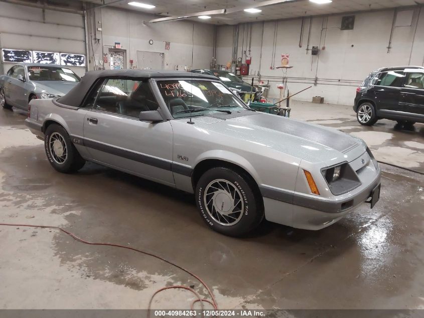 1985 Ford Mustang Lx/Gt VIN: 1FABP27M3FF214095 Lot: 40984263